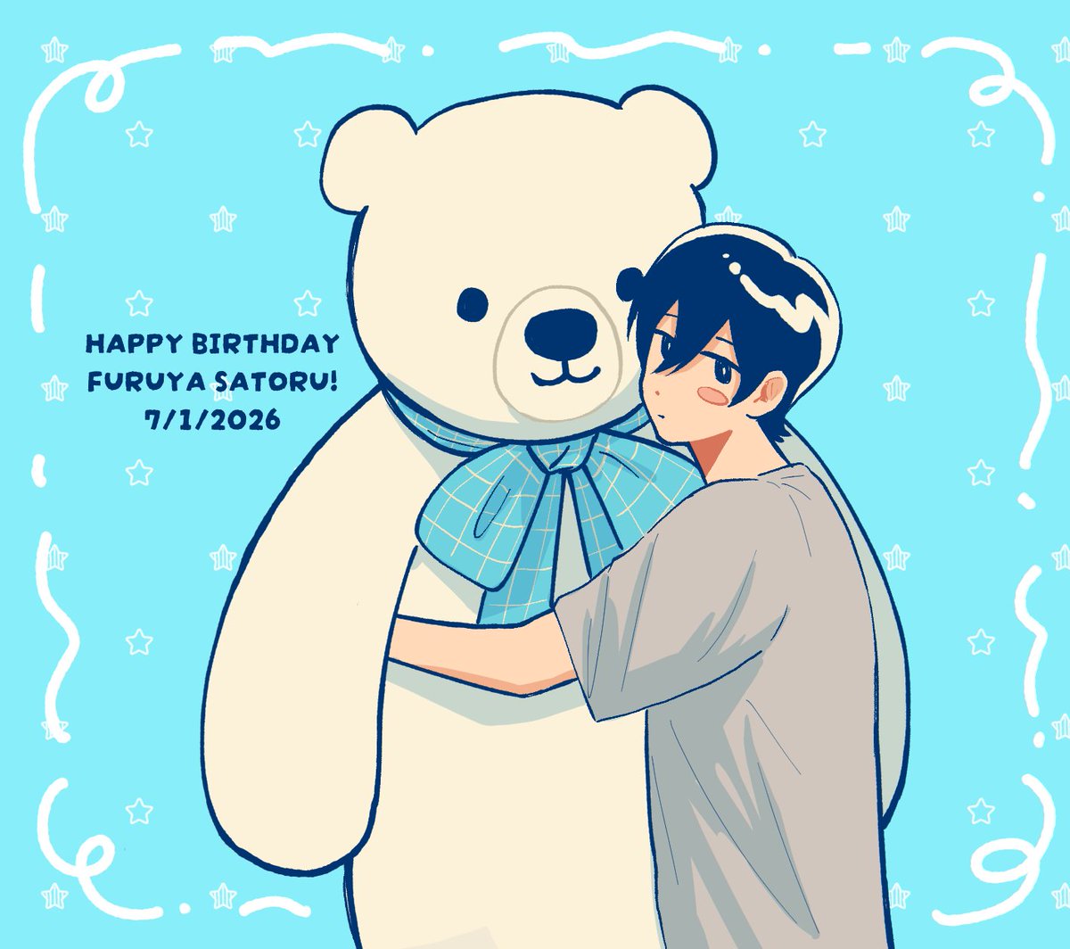 tigrbalm's tweet photo. happy furuya day!!!!🐻‍❄️💙
#降谷暁生誕祭2026 
#降谷暁誕生祭2026 https://t.co/12p3pa5Xwa