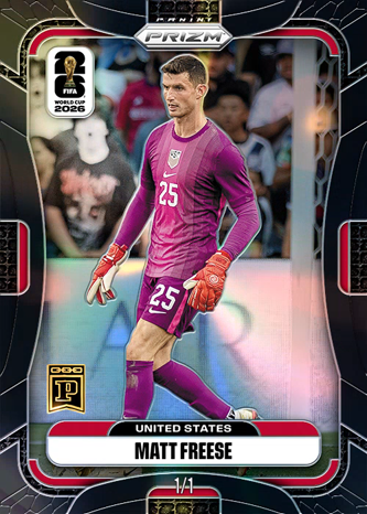 paninitracker's tweet photo. ⚽ Matt Freese #1/1 SOLD for $200.00 (0.13 ETH)

2026 Panini NFT Prizm World Cup Soccer · Base Prizms Black

Buyer: GDB 👤 https://t.co/0KG1A1F4cM

See more #MattFreese for sale 👉 https://t.co/OzMQvt7gHM

#whodoyoucollect #nft #PaniniNFT #PaniniBlockchain https://t.co/6DYjaH004C