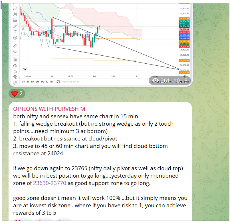 TA_Purvesh's tweet photo. Everyone talks about the psychology of taking trades.

Very few talk about the psychology of not taking one.

If your eyes are trained to read multi-timeframe charts, you'll recognize when the market is offering nothing but noise.

That's when the best traders do nothing.

In my paid community, I don't just teach where to trade.
I teach when not to trade.
Because protecting capital is also a profitable decision.

keep calm and wait for correct levels...you are paying to me for this things. :)

https://t.co/ai4q3KIB6Z