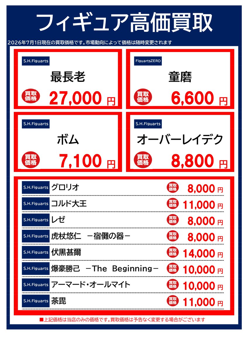 bookoff20128's tweet photo. 🔥ホビー高価買取情報更新🔥

ジャンプやロボットフィギュアなど、ぜひ当店にお売りください❕

＃ブックオフ大和つきみ野店 https://t.co/aAvF6IBXdk