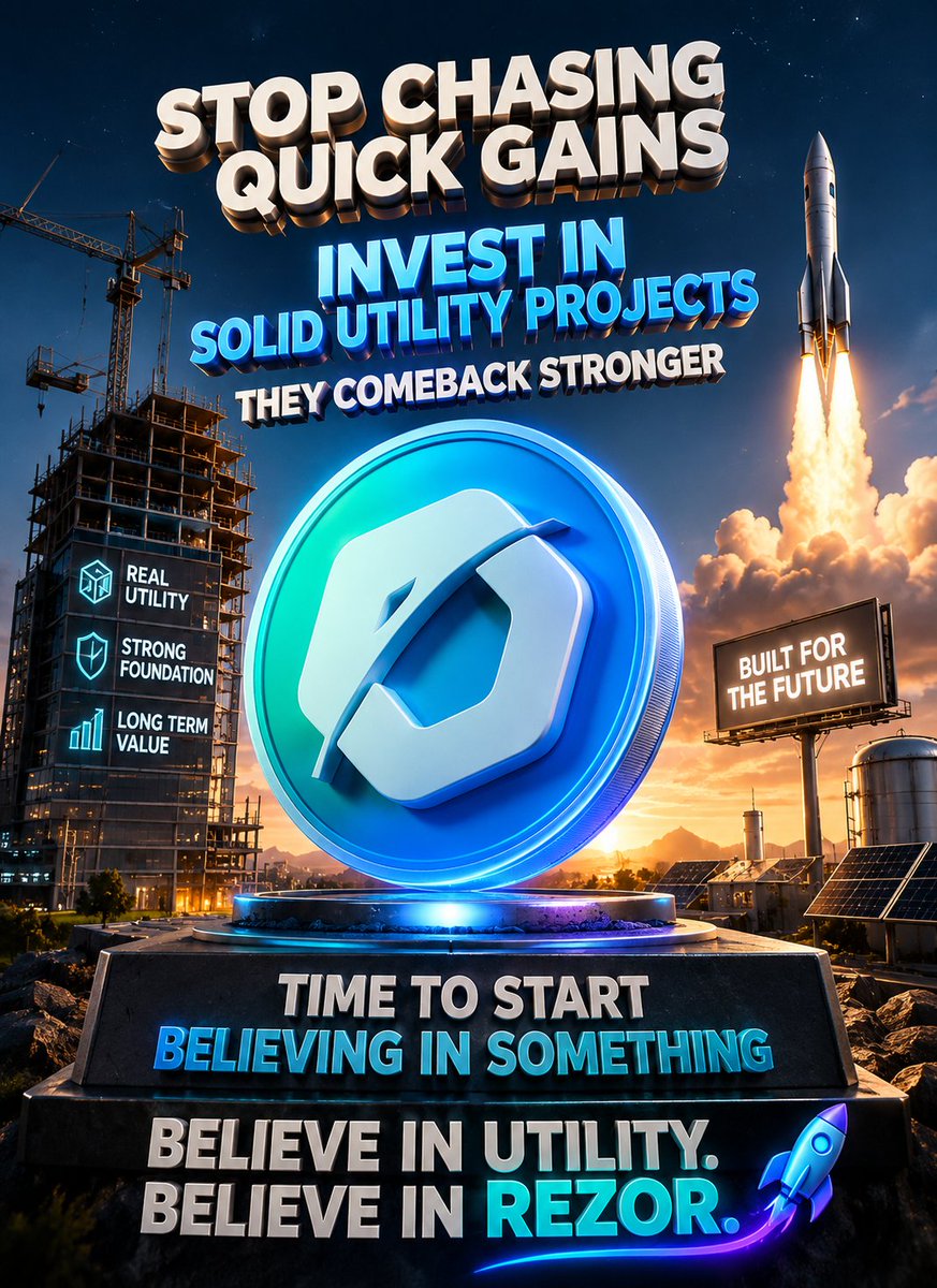 MustStopSouhait's tweet photo. Stop Chasing Quick Gains
Invest In Solid Utility Projects
They Comeback Stronger
Time To Start Believing In Something
Believe In Utility. Believe In ReZor. π
#RezorEx #RezorCommunity #RezorSwap #RezorWallet #ReZorBlockchain #MΓ©xico #mbappΓ© #CryptoCommunity #Bitcoin #trading https://t.co/8BfeoidrW7