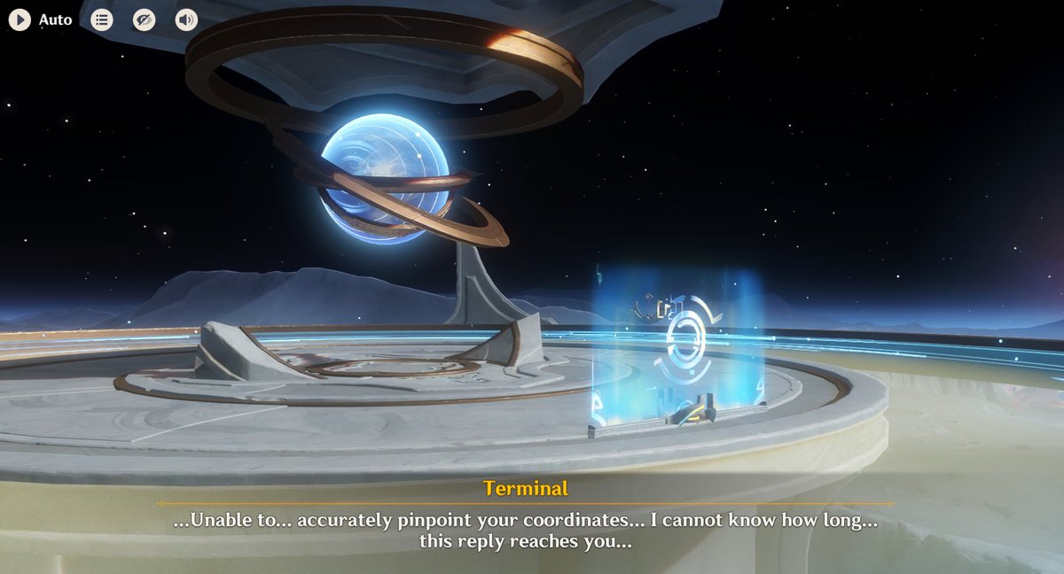 cap00chin0's tweet photo. luna VIII moon world quest spoilers /

so, one of the many instances of project moongazer's message reached the twins and was received by the traveler... who promised the dragons they'd come find teyvat one day so they could meet... augh... :( https://t.co/uTm5cUsXcG