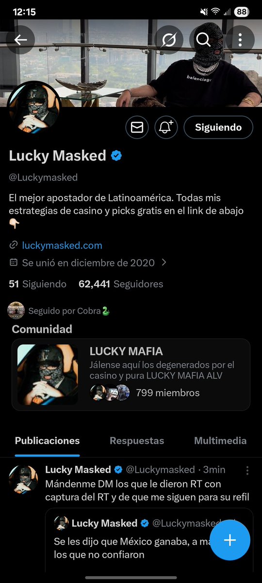 Acelerator119's tweet photo. @Luckymasked no dejan los mensajes 😔 https://t.co/2bBZHk27SI
