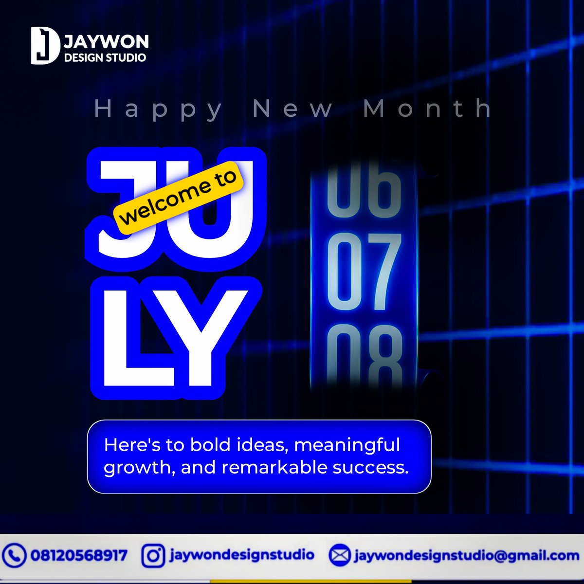 Jaywondesign's tweet photo. New Month.
New Mindset.
New Opportunities.

This July, show up with confidence, embrace growth, and let your story speak louder than your words.

Here's to becoming more visible, more impactful, and more intentional in everything you do.

Happy New Month!🎉 https://t.co/Izd61GHHkU