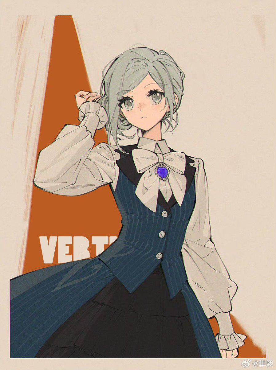 vertiin's tweet photo. vertin's designer is the r1999 art director known as 隼熙

usually appears as the black cat in livestreams! https://t.co/6cGJ5nzSdw