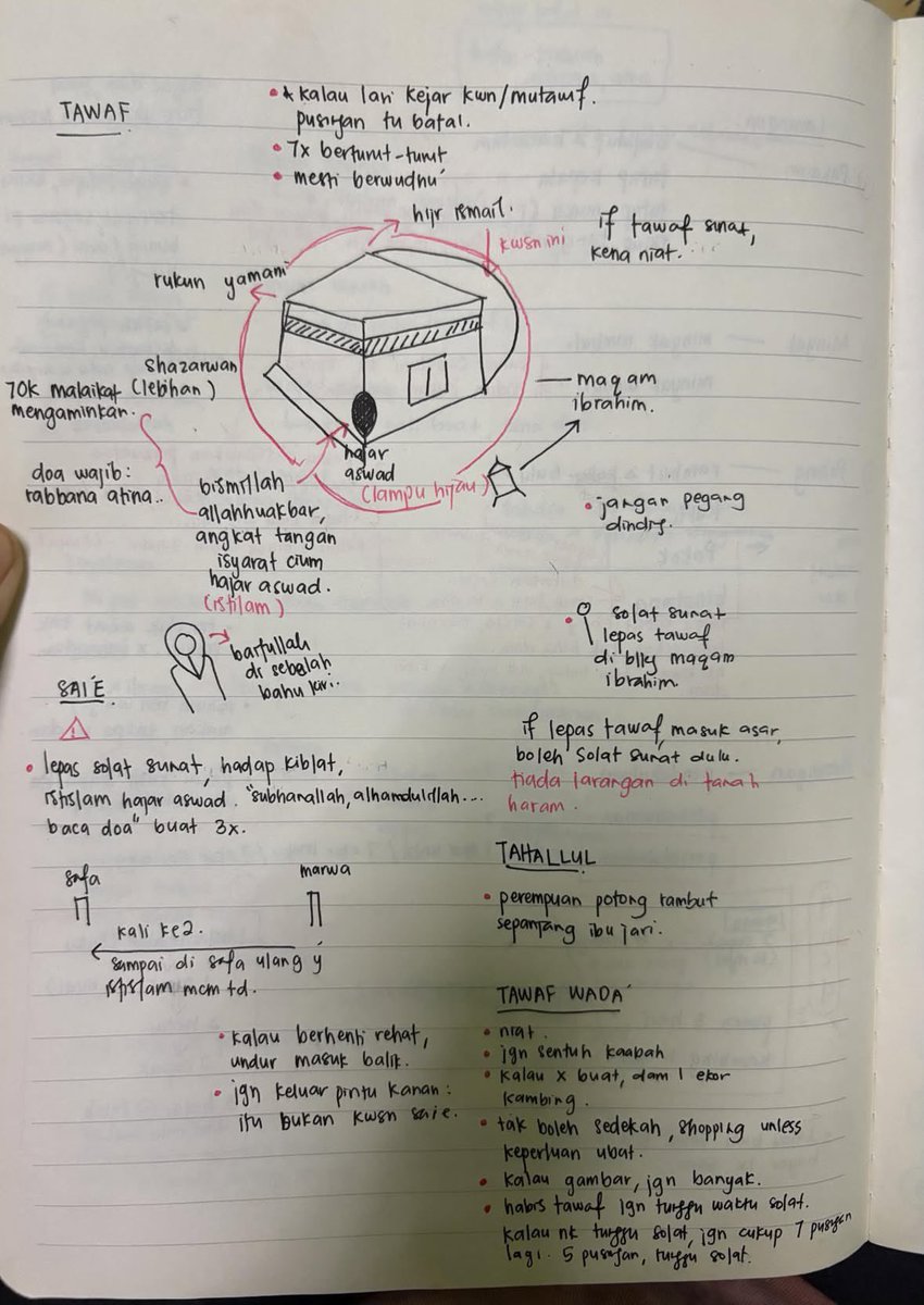 kongsiviralje's tweet photo. (1/5) Nota kursus umrah. “Aku datang menyahut panggilanMu”

Boleh save siap2.

Kredit : cejaaaaaaaaaa1 https://t.co/Mi9Oxja4Y6