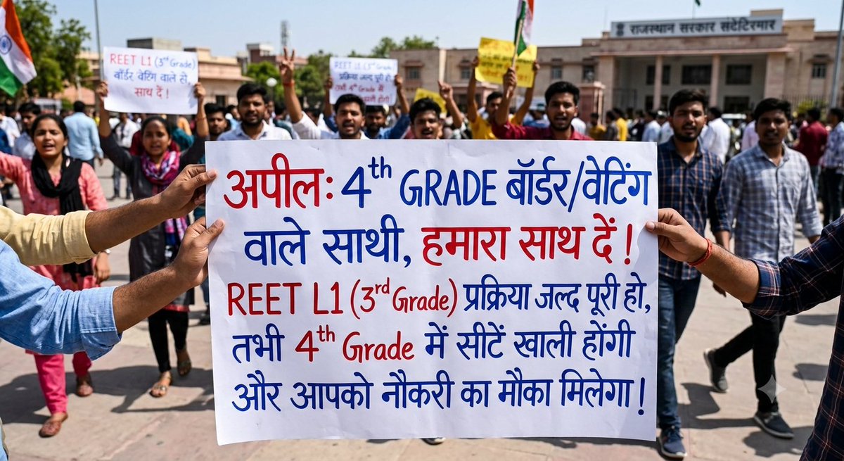 Diyafordesh's tweet photo. 📢 Reet L1 Dv जल्दी Start करवाने और Final Result निकलवाके, जोइनिंग दिलाने में साथ दो 🙏 , जिससे 4th ग्रेड में 3 हजार के करीब सीट खराब होने से बच जायेगी 🙏 https://t.co/JDlUYOQ9Ux