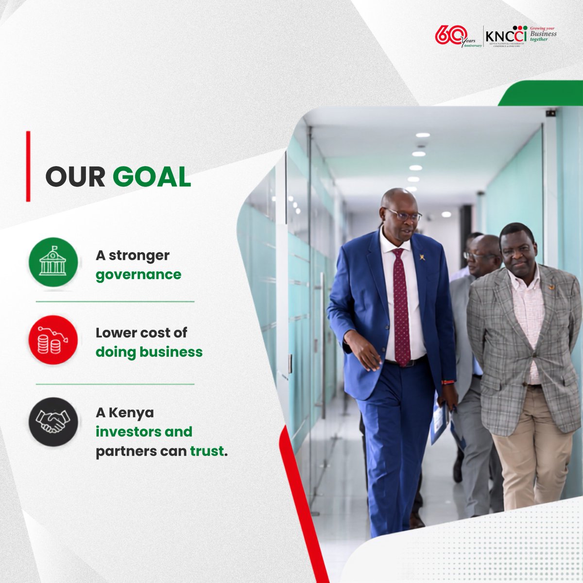 DrErickRutto's tweet photo. I led a strategic engagement with Dr. Julius Kipng’etich @Kipngetichjk  (Group CEO, Jubilee Holdings & Board Member, The Blue Company Project) and the Going Blue team to explore a national partnership aimed at strengthening ethical business practices across Kenya.

I was joined by KNCCI CEO K.K. Mutai and KNCCI Busia Chapter Chair Sylvanus Abungu, we mapped out a vision to mobilize KNCCI members to adopt integrity, transparency, and anti-corruption frameworks.

Key Outcomes:
National Collaboration: KNCCI & The Blue Company will drive wider adoption of the Going Blue program across our countrywide network.

Busia Pilot: We are kicking off with anti-corruption and governance training in Busia County—one of Kenya's busiest cross-border trade hubs.

Why it matters: Going Blue reduces the cost of doing business, builds global credibility, unlocks B2B trade opportunities, and offers free ethical certification.

Together with Dr. Kipng’etich, our shared vision is to grow this network to over 1,000 businesses, positioning Kenya as a trusted destination for ethical, globally competitive commerce. 🤝✨

#GoingBlue #EthicalCommerce #KNCCI #BusinessIntegrity #TradeKenya