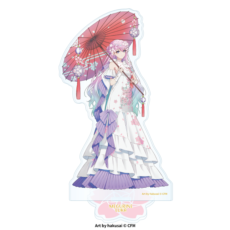 wa_modern_cafe's tweet photo. *✿*ﾟ: グッズのご紹介 :*✿*ﾟ

🌸 アクリルスタンド／巡音ルカ

カフェのテーマ「和モダン」に合わせ、和柄のドレスを着用した巡音ルカ♪
和傘と桜を散りばめたドレッシーなドレスが素敵な描き下ろしイラストです✨

🔻詳細はこちらから
https://t.co/CVmtEuiALA
#初音ミク #WaModernCafe https://t.co/BzHjDdzq7j