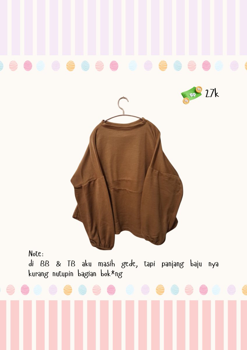 ralazkiyaaa's tweet photo. OPEN PRELOVED PEMAKAIAN PRIBADI (JARANG BGT DIPAKE)
KUALITAS MASIH OKE OKE BANGETTT!!!
#preloved https://t.co/lSVMaUMZDy
