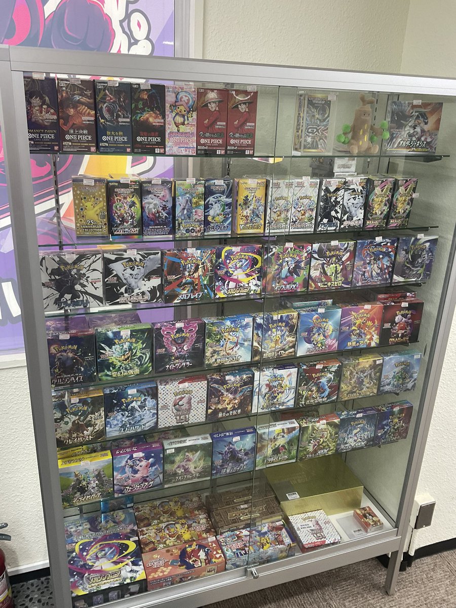 ポケモンカード・ワンピースカード 未開封BOX各種取り揃えております