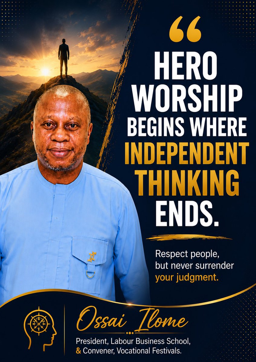 MissAviation1's tweet photo. How independent is your thinking?
What is the percentage of Nigerians online that have independent thinking capabilities?

Let me know what you think?🤔 https://t.co/ZaBOkHibB0
