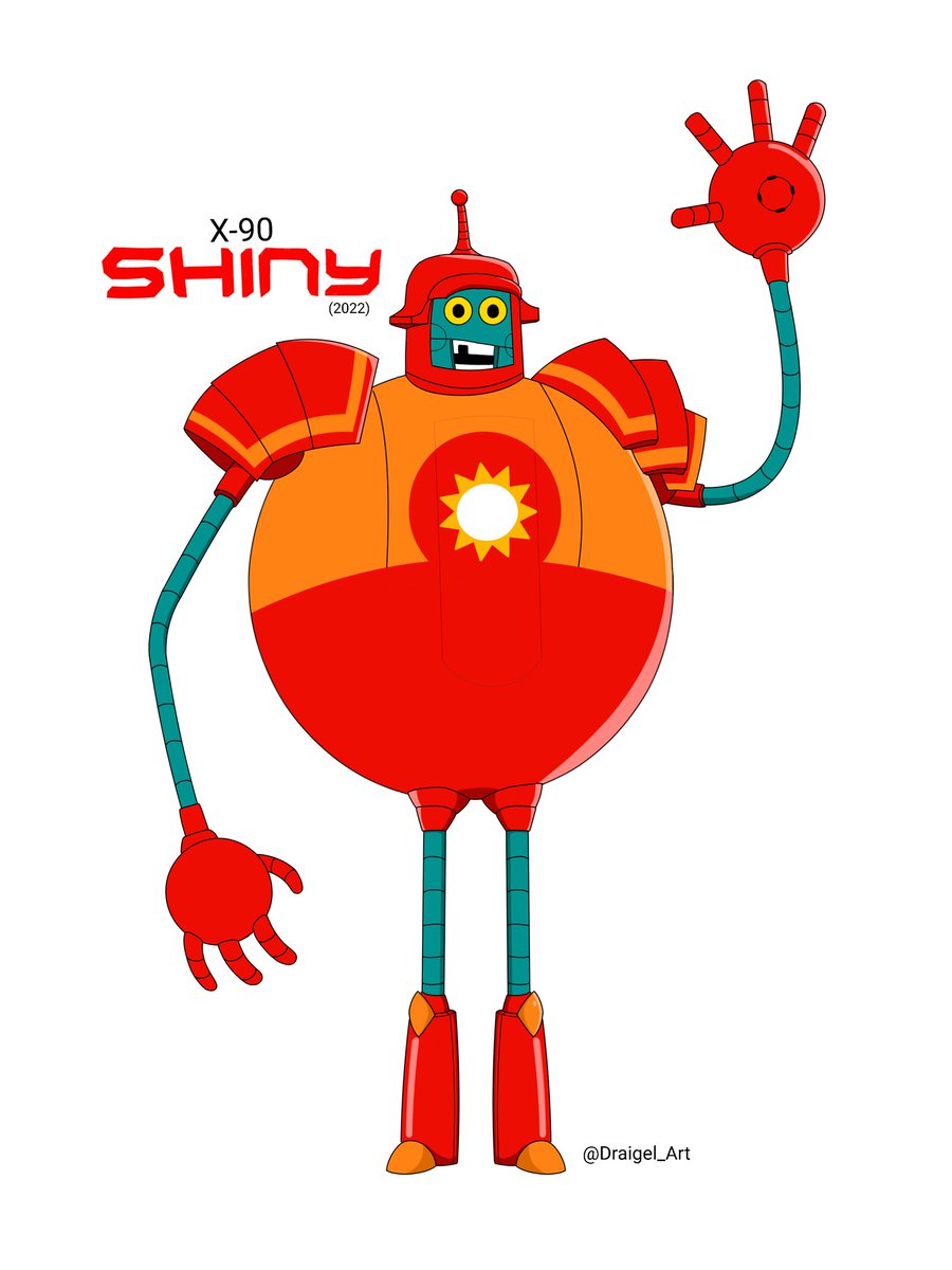 draigel_art's tweet photo. X-90 SHINY 
Super giant robot brothers @netflix https://t.co/p0GFL0nMAy