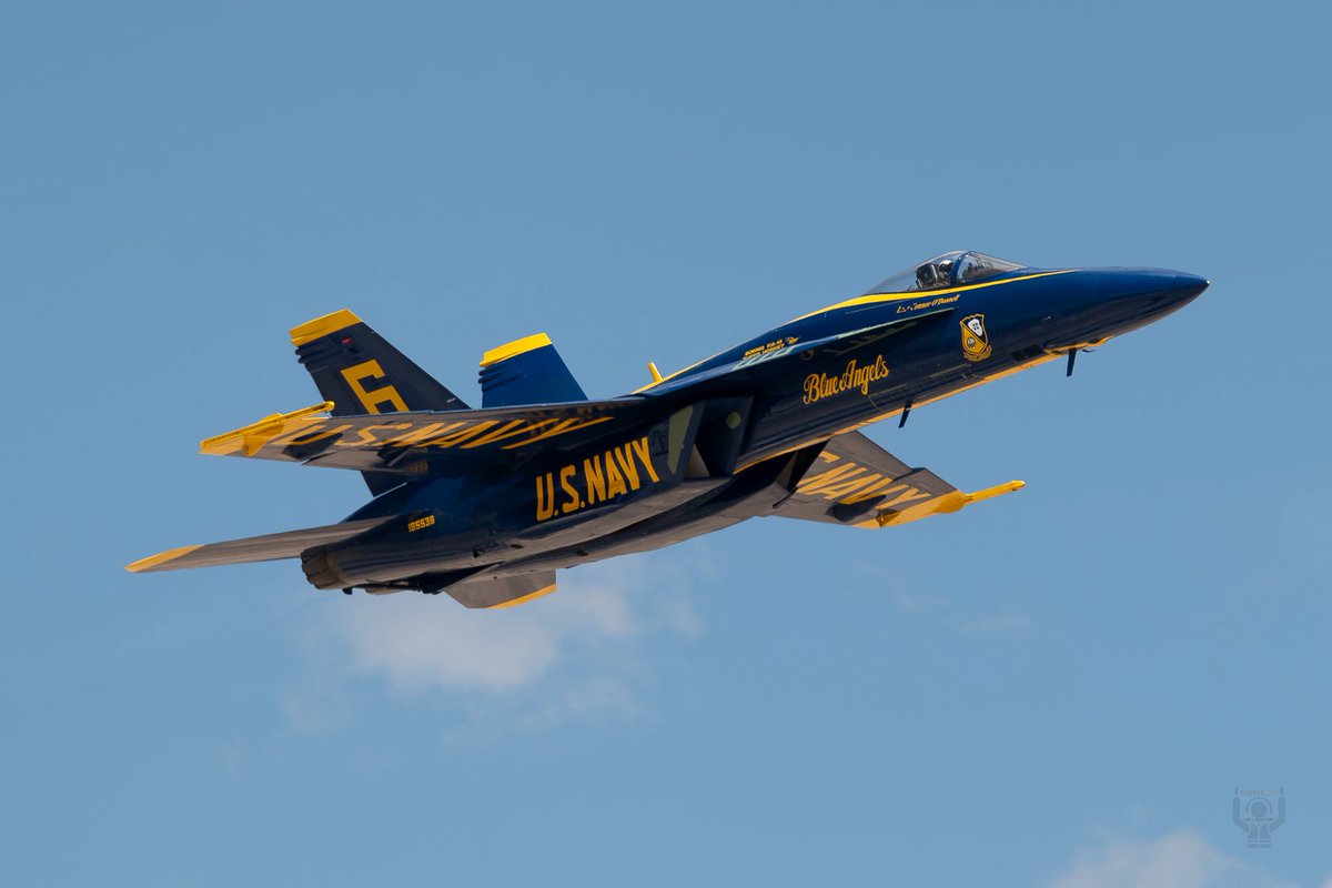 ajgobolts's tweet photo. FIXER11 departing @ABQSunport today.  Not often we get a Blue Angel in these parts.  #avgeek https://t.co/uR1UtRJeAj