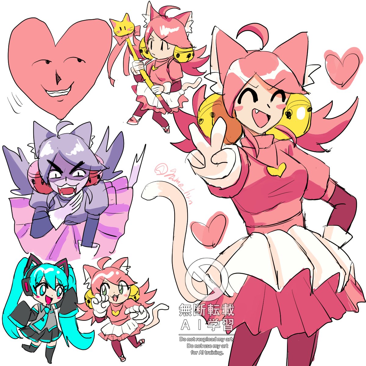 game_hrn's tweet photo. #deltarune #Deltarunespoilers 
⚠️裏ボスのネタバレあり⚠️
😻キューティミュウミュウマジック🩷/🐱Cutie Mew Mew Magic🩷 https://t.co/Brc7xY13De