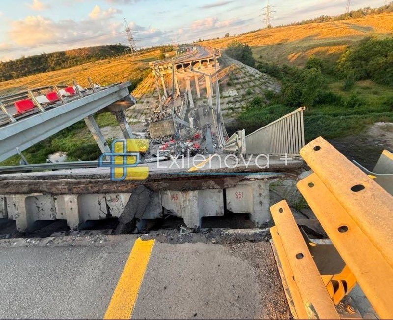Tendar's tweet photo. Ukrainian forces cut the import H-20 highway between the Russian-occupied cities of Donetsk and Mariupol, Donetsk region, in Ukraine. The bridge was near the town “Maloyanysol” at the following coordinates:

47°20'16.03"N 37°31'58.06"E https://t.co/MQTDzbagTf