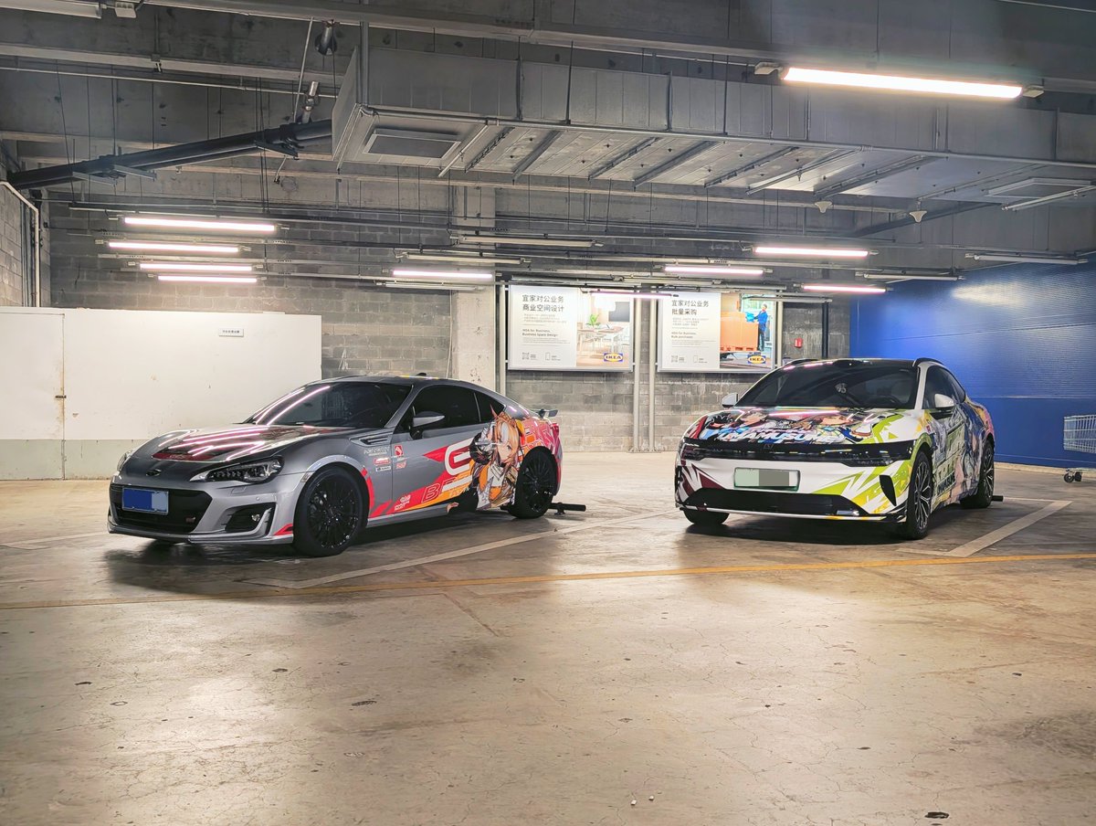Drift_in_'s tweet photo. The Satono Diamond/Hokko Tarumae itasha is finally finished. https://t.co/8ArvKt5a3a