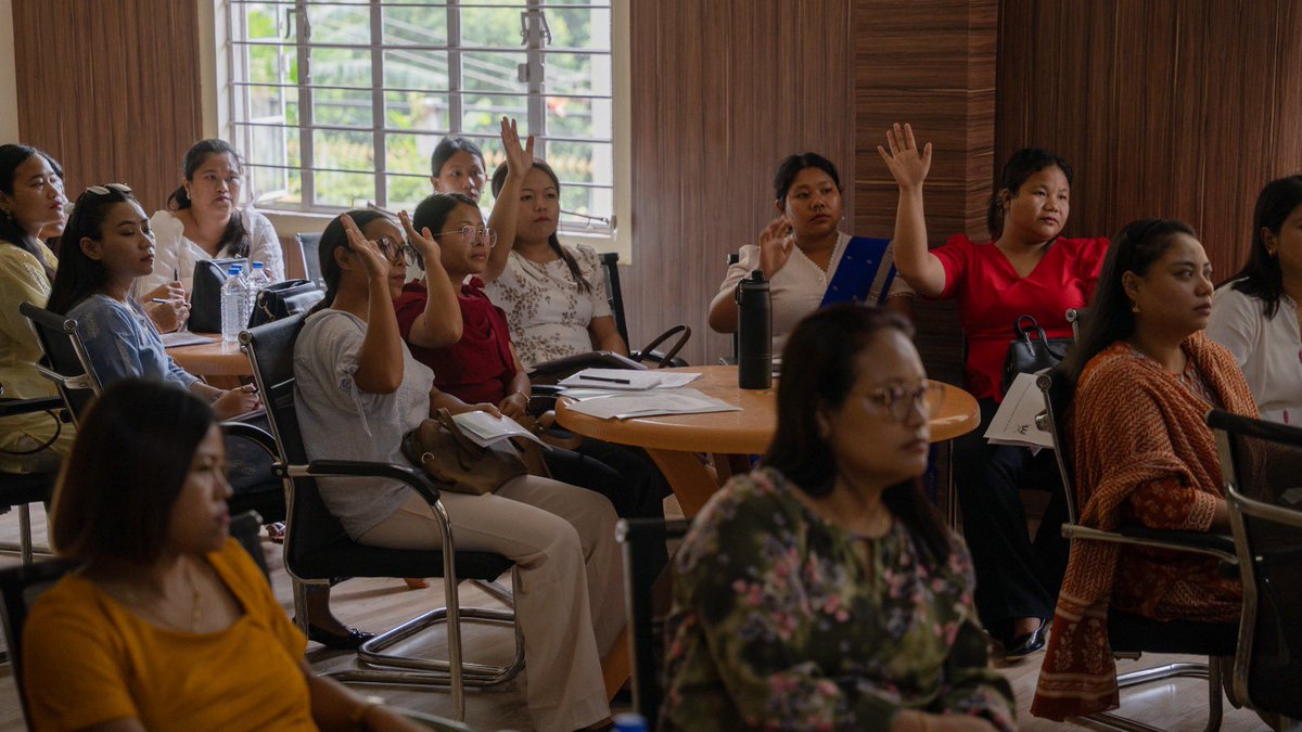 NCWIndia's tweet photo. National Commission for Women organised a Capacity Building Programme for One Stop Centre (OSC) personnel in collaboration with the Meghalaya State Commission for Women at Tura to strengthen survivor-centred support for women affected by violence and distress.

The programme brought together OSC Case Workers, Medical Professionals, Protection Officers, Service Providers and Police Personnel for expert-led sessions on the DV Act, legal procedures, medical & forensic response, and mental health. #NCW #WomenSafety #MissionShakti #Meghalaya