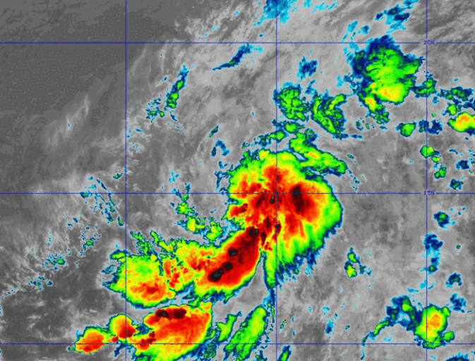jayhobgood's tweet photo. Tropical Depression 04E forms over Eastern North Pacific Ocean southwest of Baja California; max wind speed 35 mph (55 km/h); moving toward north-northwest at 7 mph (11 km/h). https://t.co/DRwxDx2YgH
