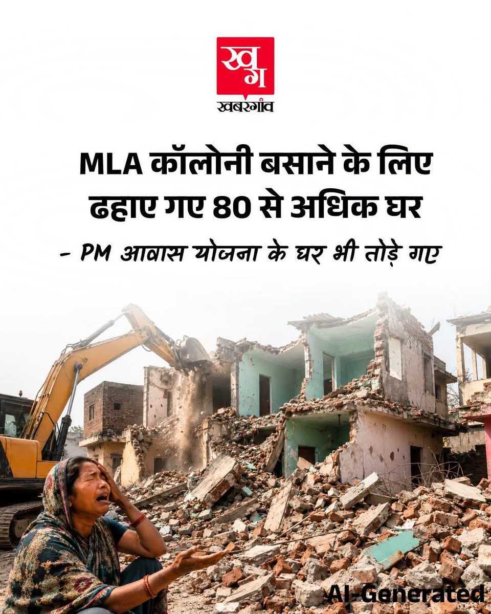 Queen510619151's tweet photo. जब गरीबों के घर ढहाने ही है तो फिर बना लड़ क्यों दिए.... 🤔 https://t.co/4MEigfBTLf