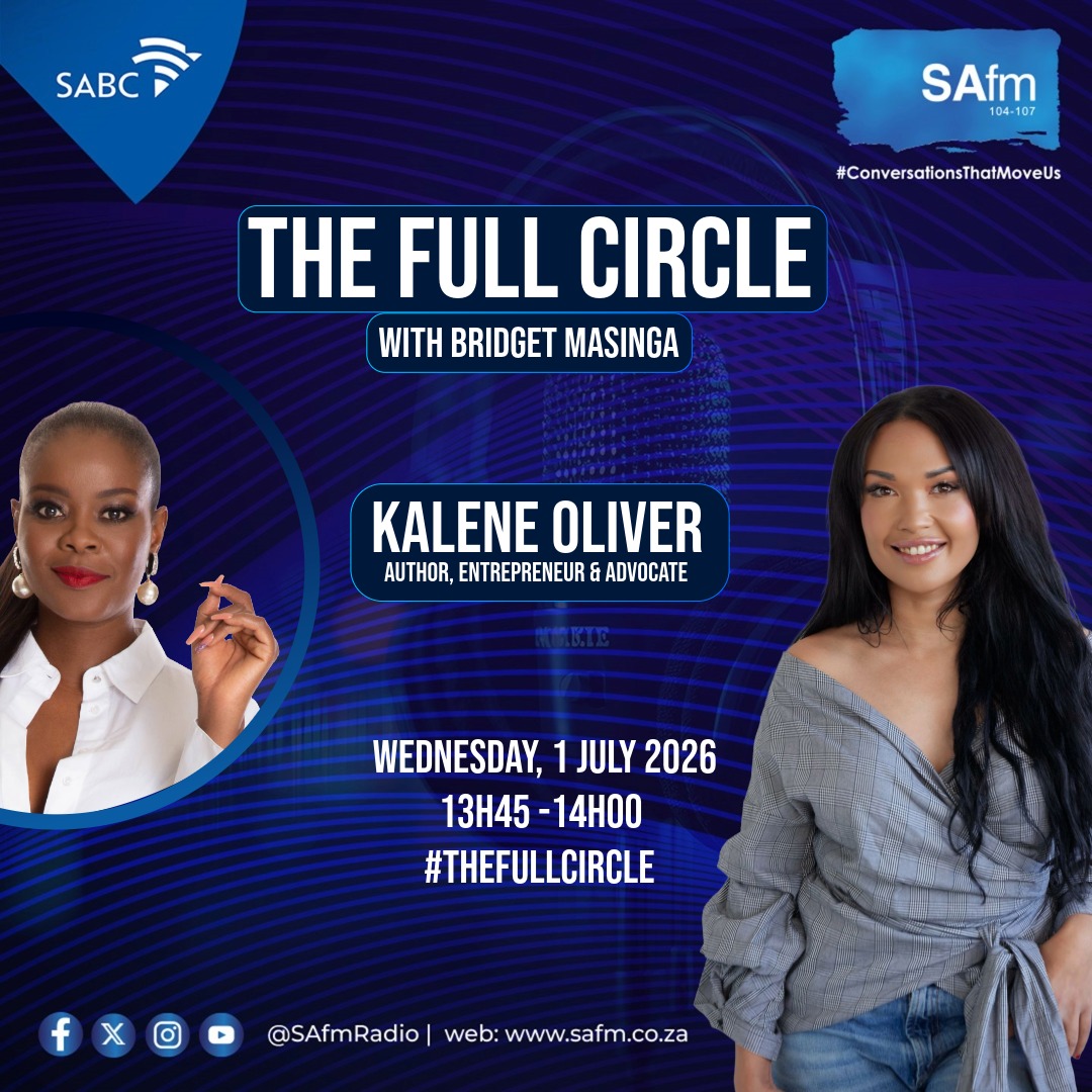 SAfmRadio's tweet photo. [ON AIR] 
#StagesPagesScreensAndMore: @BridgetMasinga is in conversation with Author &amp; Entrepreneur, Kalene Joan Oliver on She's A Hot Mess Book: Resilience, Mental Health and Self-Acceptance. 

#TheFullCircle with Bridget Masinga, leading the #ConversationsThatMoveUs https://t.co/K8nEzDMneg