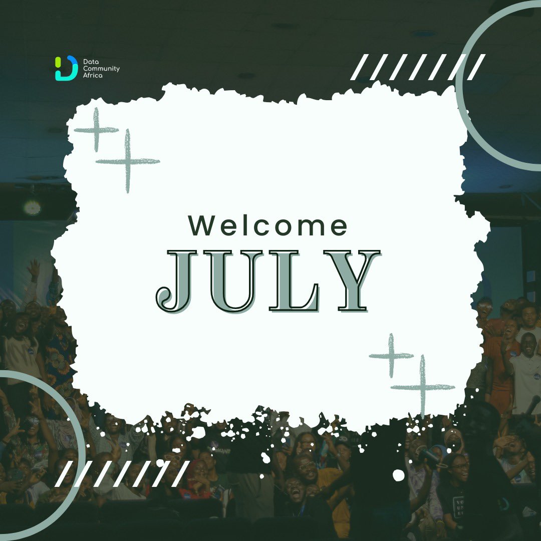 DataFestAfrica's tweet photo. Welcome to July! 🎉

We're officially halfway through 2026—six months down, six to go.

This is a great time to pause, celebrate how far you've come, reflect on the lessons along the way, and get intentional about what you want to achieve before the year ends. https://t.co/kJTfggPHld
