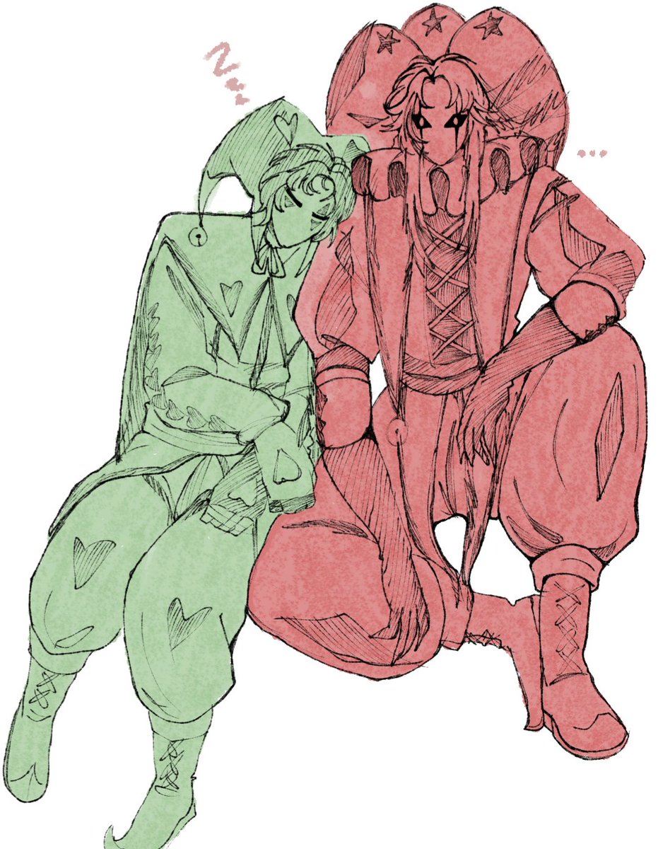 ArtolaBeryl's tweet photo. #Greenapple #Pierrot #Harlequin #tfc #Thefreakcircus https://t.co/mxcgncSe1i