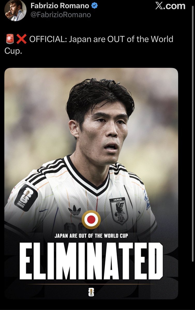 arsenalcornerID's tweet photo. Tau apa kesamaannya dari gambar negara yg kalah di fase knock out Piala Dunia di bawah ini?

Ini alasan kenapa gue gak percaya lagi apa yang diberitakan @FabrizioRomano.
Dia lebih kayak buzzer dibanding jurnalis.
Kemungkinan besar twit di bawah juga adalah twit pesanan. https://t.co/RkEPQmQslq