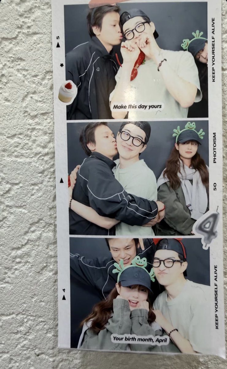 o3o_rookie's tweet photo. <최애의 사원> 강훈 x 김혜준 x 차우민 셋이서 찍은 네컷사진 올려준 거 ㄴㅁ 마음 좋음..😳 https://t.co/hSIAFDRhdj
