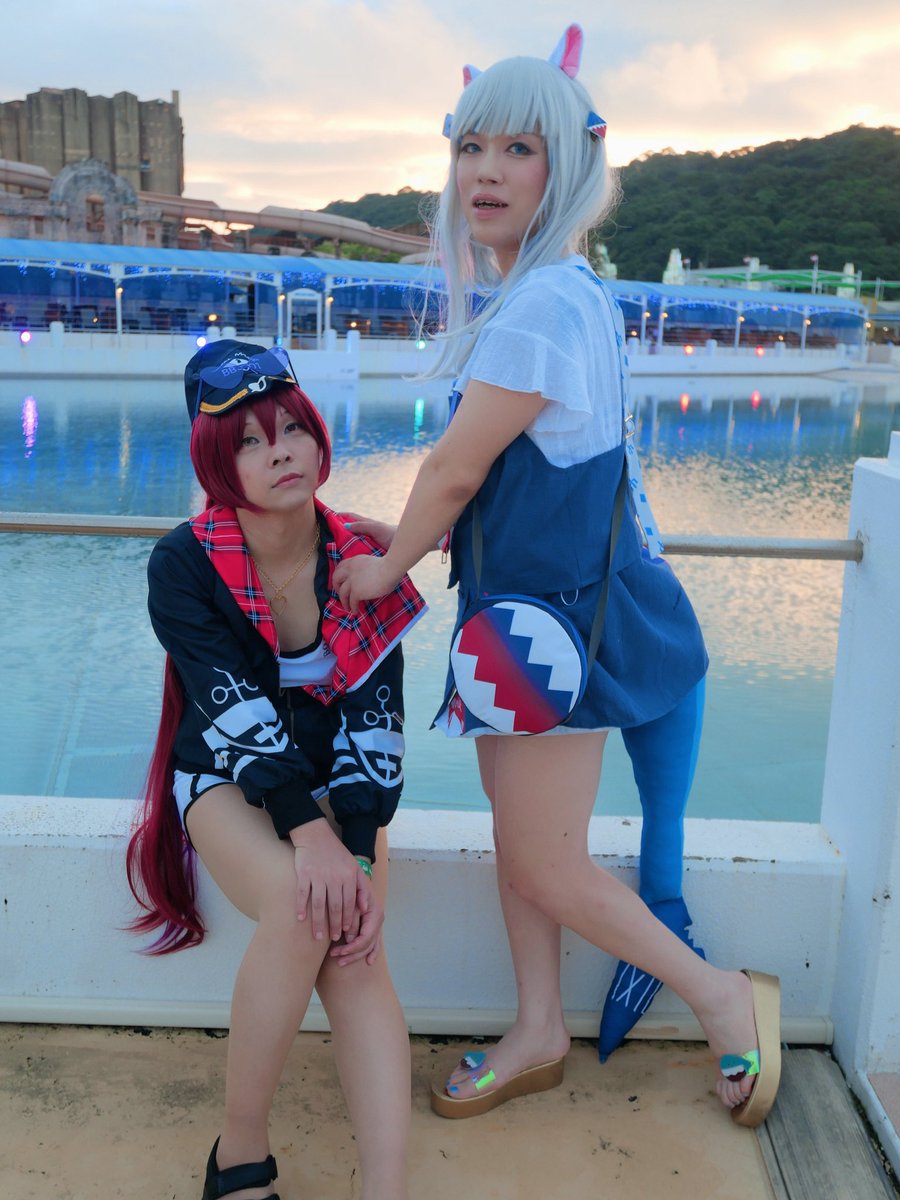 nanane_adachi's tweet photo. #ラグコス2026 
※コスプレ ホロライブEN Myth
       Gawr Gura(私服ver)

マリン船長はゆりな(@zwei_koss )

撮影:アリス(@0at2354378724e ) https://t.co/OE1DzsiYIf