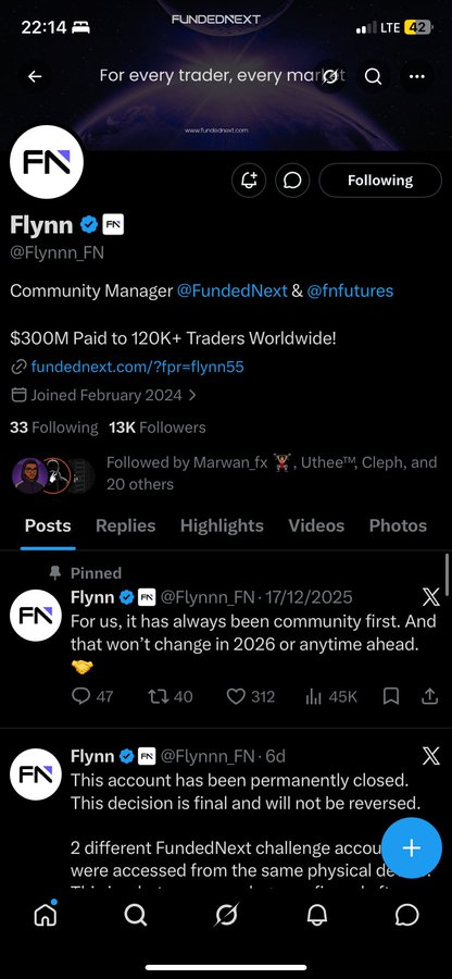 SilentPips0's tweet photo. @skyshark0 @FundedNext @Marwan_fx01 @Flynnn_FN @Galib_FN I appreciate FundedNext most for their reliability: quick payouts, minimal trading days requirement, and strong customer support. It’s one of the few firms that actually deliver on promises. All tasks done ✅ @FundedNext https://t.co/9DfMAMCBjY