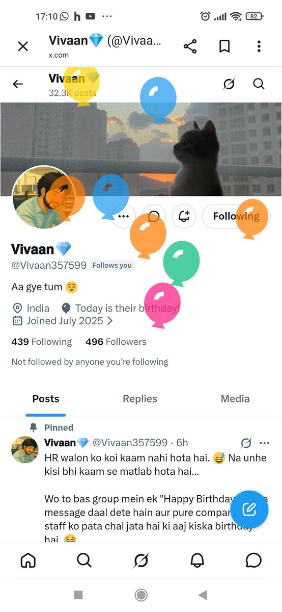AdityDhar02's tweet photo. @Vivaan357599 
Happy Birthday vihu bro. 

I hope u remain happy always like this. May god keep you happy and peaceful with lots of love and success.. Aise hi rahiye jemon ta achen.. Aur aise hi mujhe apne darshan dete rahe busy saab🤭. Love you sabka vihu mota bhai❤️🤗 https://t.co/w5Ls9lDAxx