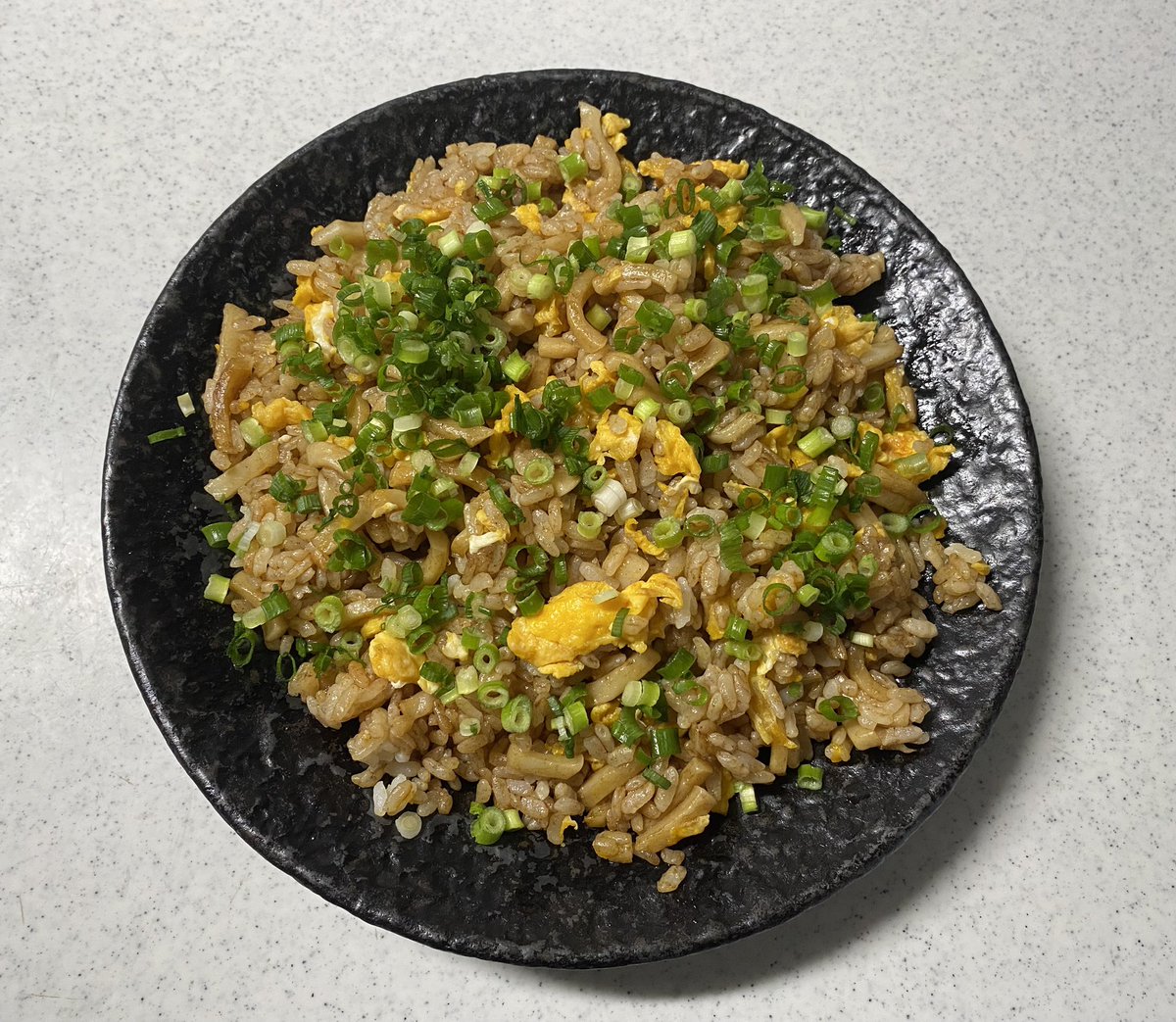 Keeeeey's tweet photo. おにぎり定食、豚丼、うどん飯🍚 https://t.co/Rm7J21IzW1