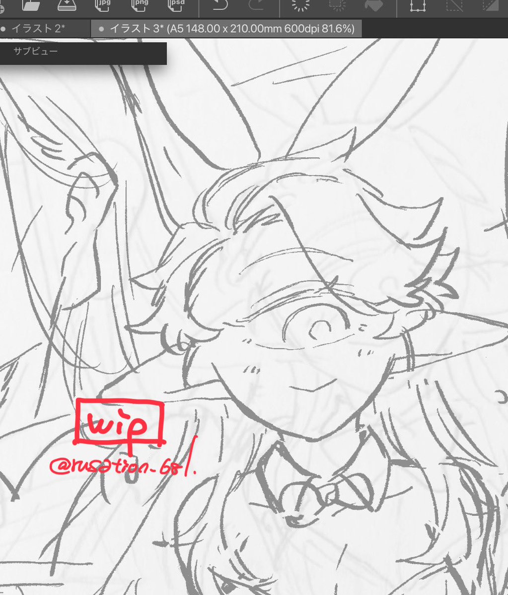rusation_681's tweet photo. 🐇✏️ https://t.co/1JLways483
