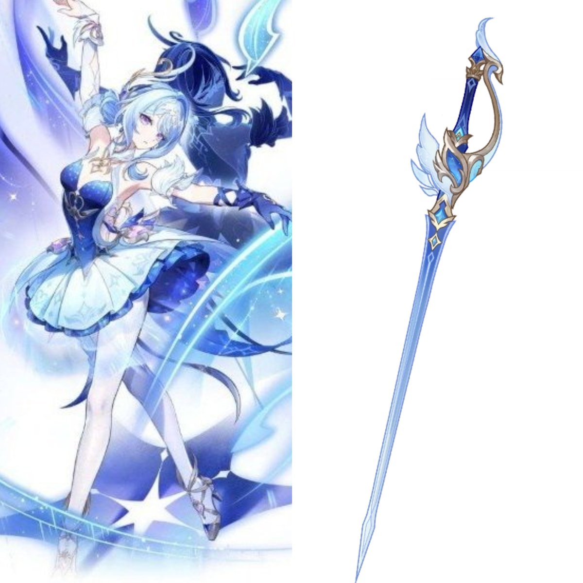 GenshinUniverse's tweet photo. ODETTE 5* WEAPON

#GenshinImpact https://t.co/wH6PwwSVCd