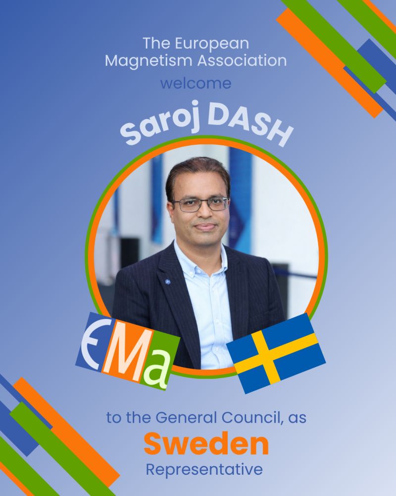 2DSPINTECH's tweet photo. 💫 European Magnetism Association's General Council has new members. Congrats to 2DSPIN-TECH coordinator, Full Professor @SarojChalmers who represents Sweden: https://t.co/5C3DKbkUNW 

Read about 2DSPIN-TECH here: https://t.co/EgKNyrsN7K @GrapheneEU https://t.co/62m1jIBIbt