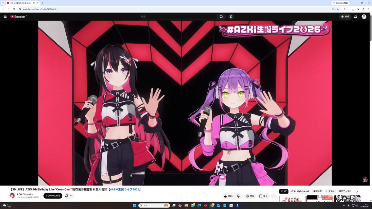 あずトワのDon't say lazy熱い！ #AZKi生誕ライブ2026