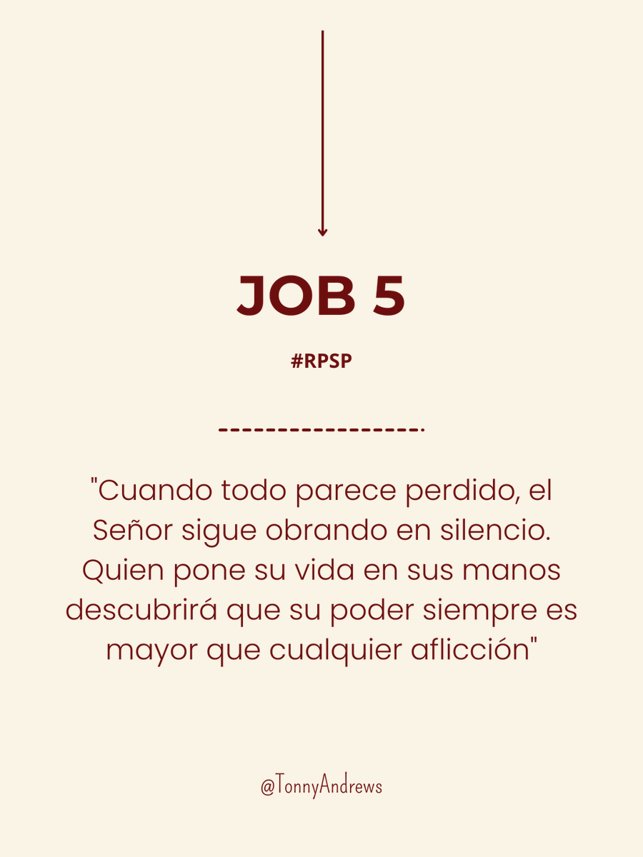 TonnyAndrews's tweet photo. 📖 #RPSP - Job 5✨
“Dios no desperdicia el dolor de quienes confían en Él. Aun las heridas más profundas pueden convertirse en el escenario donde su gracia restaura y su esperanza florece”. 🙏
#PrimeroDios #rpsp #Job5 #CuscoA #MSOP #UPSur https://t.co/1QZJKlwCeZ