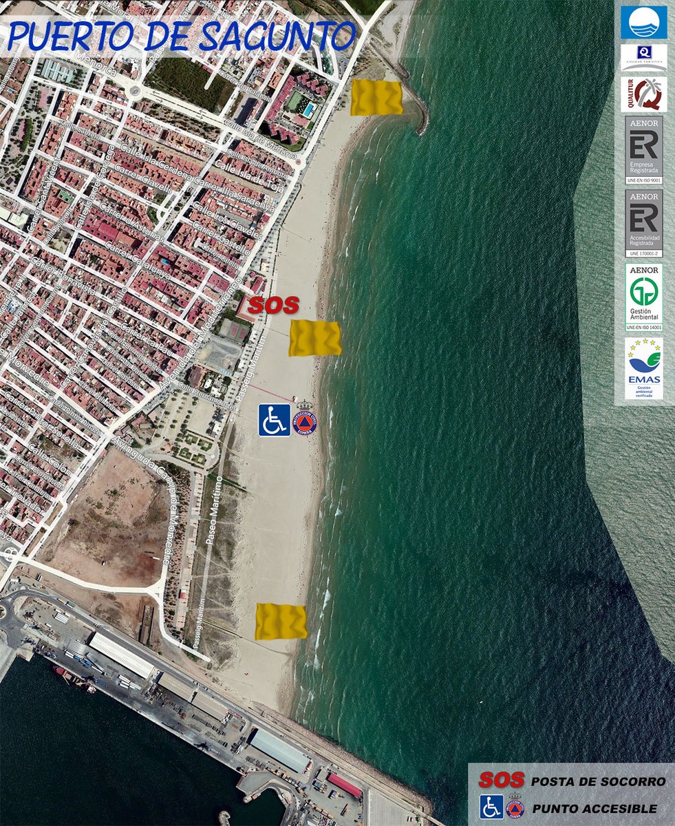 PLSagunt's tweet photo. Cambio de banderas que ondean en las playas del Puerto de Sagunto el día 1 de julio.
Canvi de banderes que onegen a les platges del Port de Sagunt el dia 1 de juliol. https://t.co/OLGCnoCwfZ