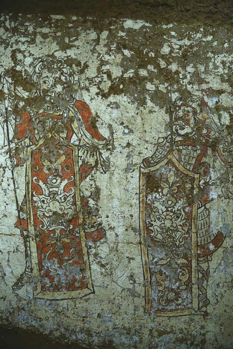 blackym25's tweet photo. 陕西咸阳隋段文振墓出土士兵和武官壁画
Murals Depicting Soldiers and Military Officials, Unearthed from the Tomb of Duan Wenzhen of the Sui Dynasty, Xianyang, Shaanxi Province https://t.co/7nsTCliT3T