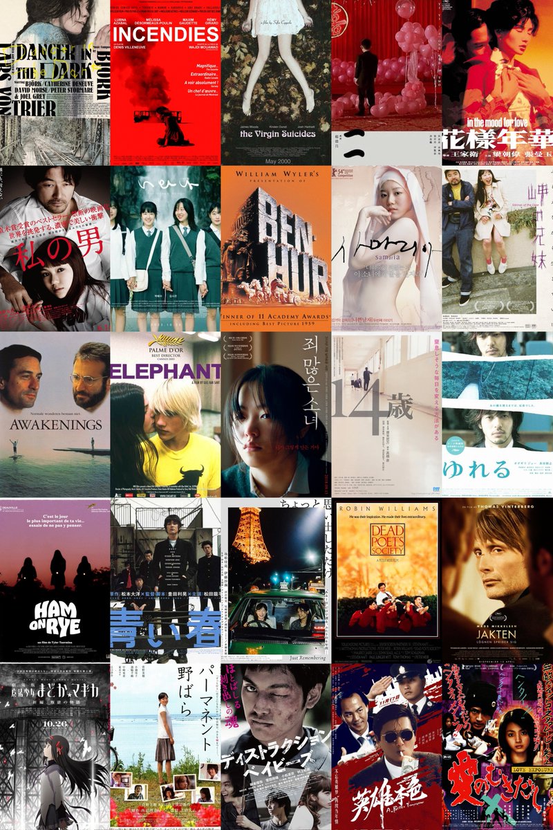 osyamand's tweet photo. 映画自選25本（2026年７月１日時点） https://t.co/0sVN1CnNON