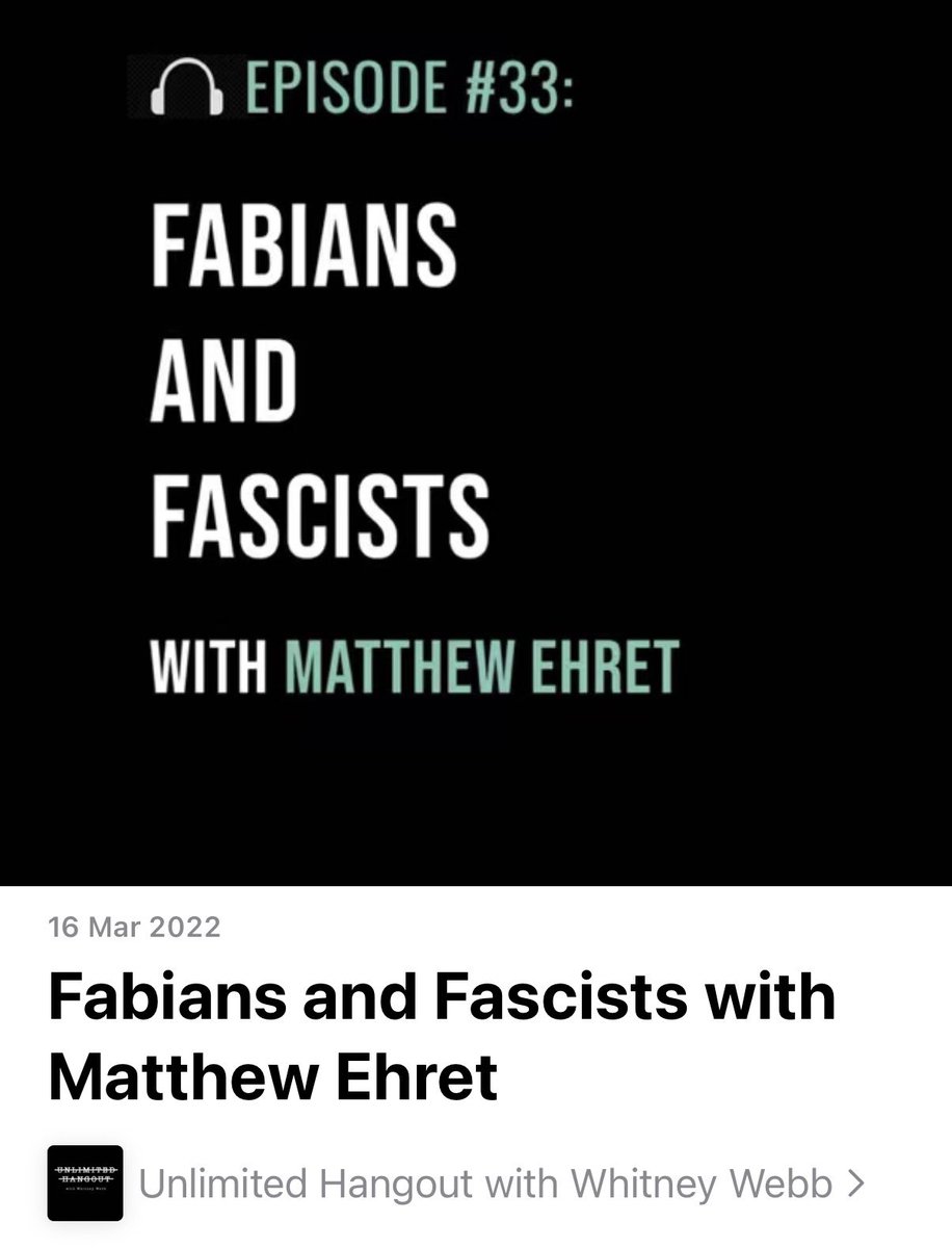 CharlotteCGill's tweet photo. If you want to listen to something informative on Fabians, I recommend this podcast from 2022: 

https://t.co/qoneaxhk9U https://t.co/7oGa03MTiR
