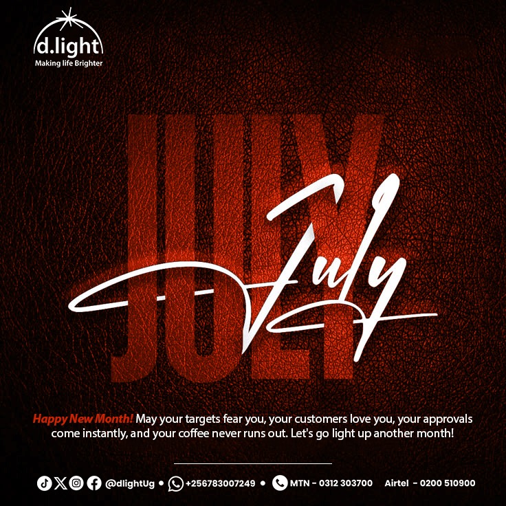 dlight_ug's tweet photo. June! June! June! We forgive you.
Welcome, July. Ffe #Wetuli tukulaba #dlightug #beyondasalewecare https://t.co/SGfBZmBsof
