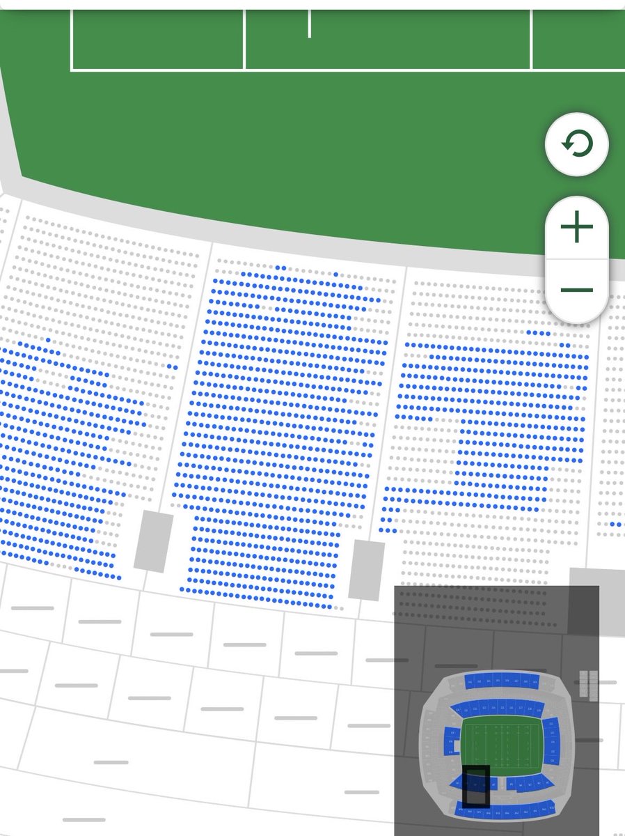 rugby_ap's tweet photo. Three days out. Almost an entire block pitch-side that remains unsold. 

Scandalous. https://t.co/0GfkDxDXIj