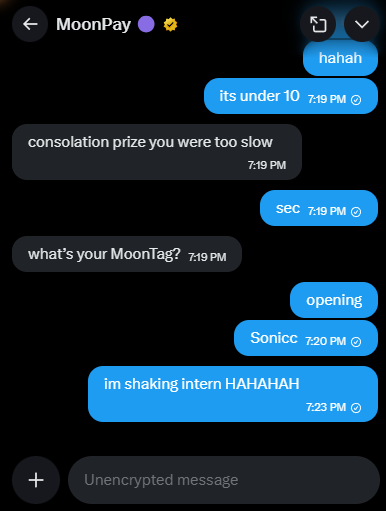 soncs1503's tweet photo. thats y ilove @moonpay itern years of trying finally notice me🫶 https://t.co/6YdWsAjoMA