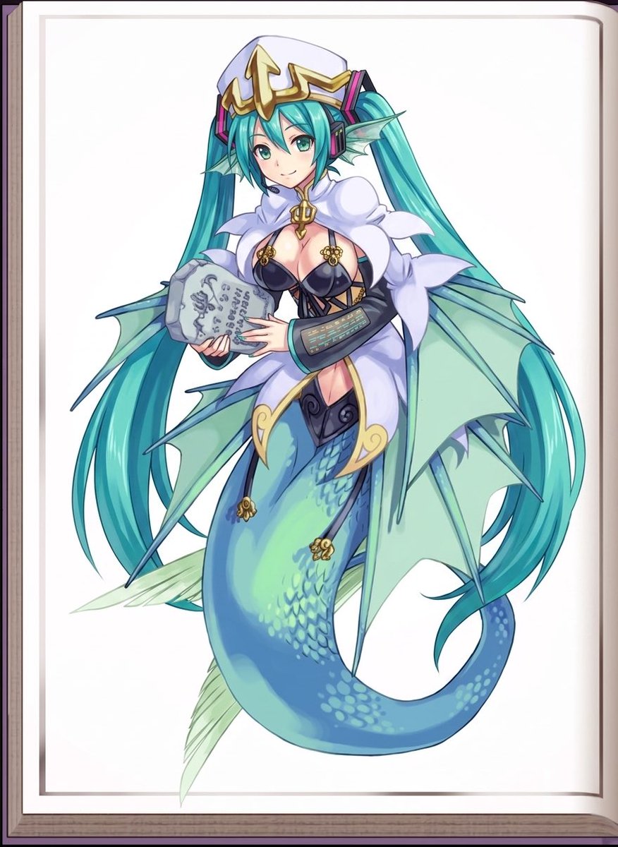 holojngi's tweet photo. 前回のマーシャークに続きAIの力でシービショップミクに変身してもらいました

#魔物娘ミク #魔物娘図鑑二次 https://t.co/7Iede6VE8U