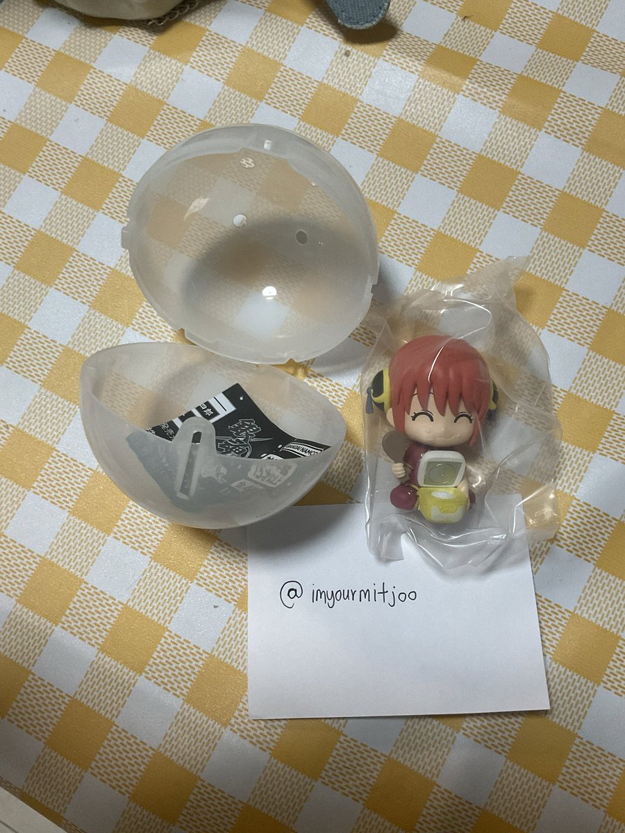 imyourmitjoo's tweet photo. ส่งต่อ กาชาปอง คางุระ หม่ำข้าวค่ะ 250.- ส่งฟรี
มีไข่ ใบปิด ครบค่ะ บิดเองค่า 

#ตลาดนัดกินทามะ https://t.co/rjXph66W2n