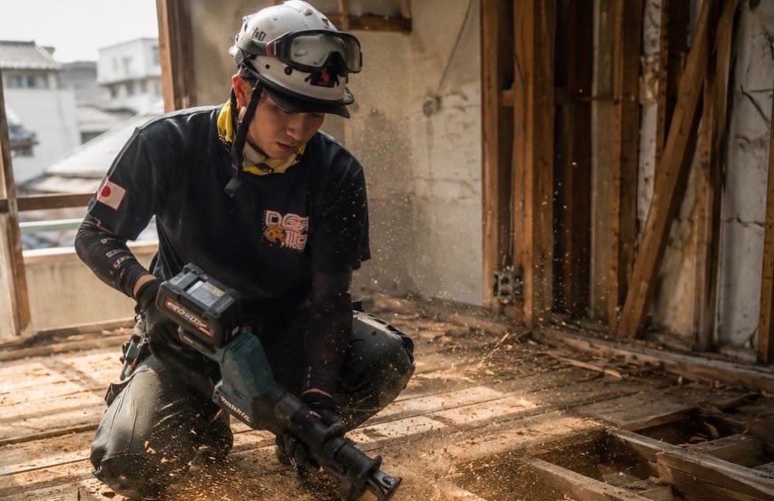 DGR_119's tweet photo. 先日、福岡県内にて、
『木造建物×日本災害』
〜建築知識と現場で使えるブリーチング技術〜
の勉強会が開催されました。

初日:座学
２日目:実技(生憎の雨で屋根出来ず💦)

構造の専門家である佐藤さん @Ms_Structure もご登壇いただきました。
#木造ブリーチング
#dgr119
#dgr_119
#災害支援
#消防士 https://t.co/cRnM5iHkug