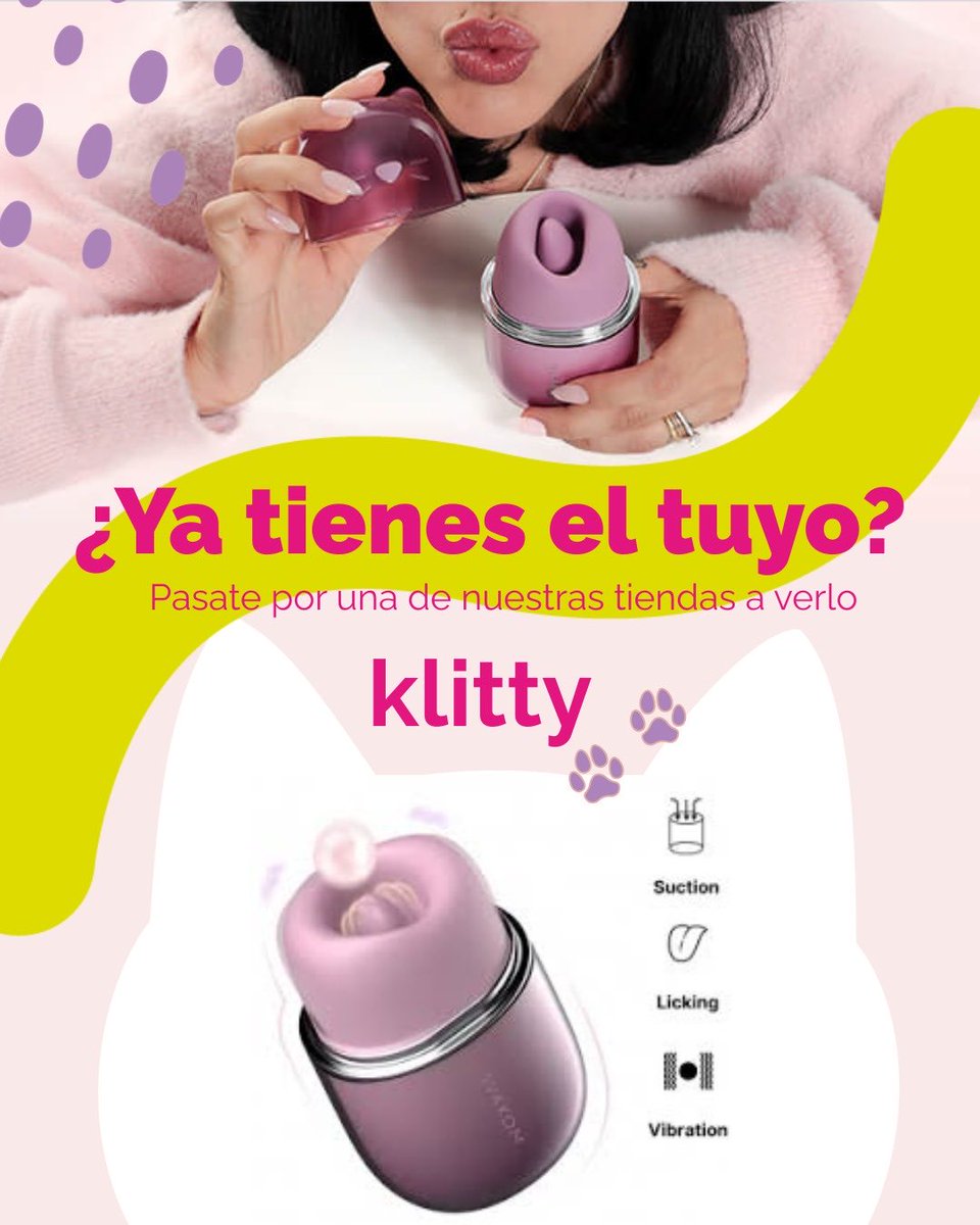 PuntLove's tweet photo. 🐱 Vale... sí. Lo sentimos. Sabemos que somos MUY pesadas con el KLITTY... 😂💕

¡Pero es que nos tiene completamente enamoradas! Y por algo será... 😏

🐾 ¿Ya tienes el tuyo?

📍 PuntLove #Granollers 
📍 PuntLove #Mollet del Vallès

#PuntLove #Klitty #Satisfyer #Succionador https://t.co/EpA1R8qXgq