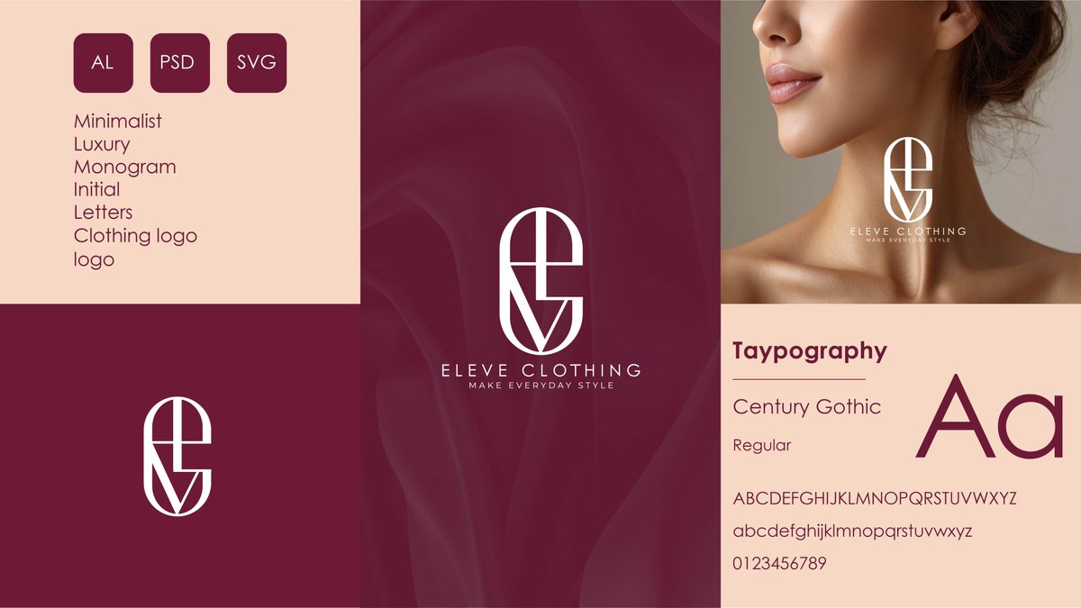 Zakariyafy's tweet photo. ELEVE Clothing Brand Logo design is combine Letter "E"+"L"+"V"+"G" . This is Luxury clothing brand and fashion line logo
#logodesign #logobranding #letterlogo #BrandIdentity #X #Xlogo #Clothinglogo #fashionlinelogo https://t.co/76uTNvkYaK